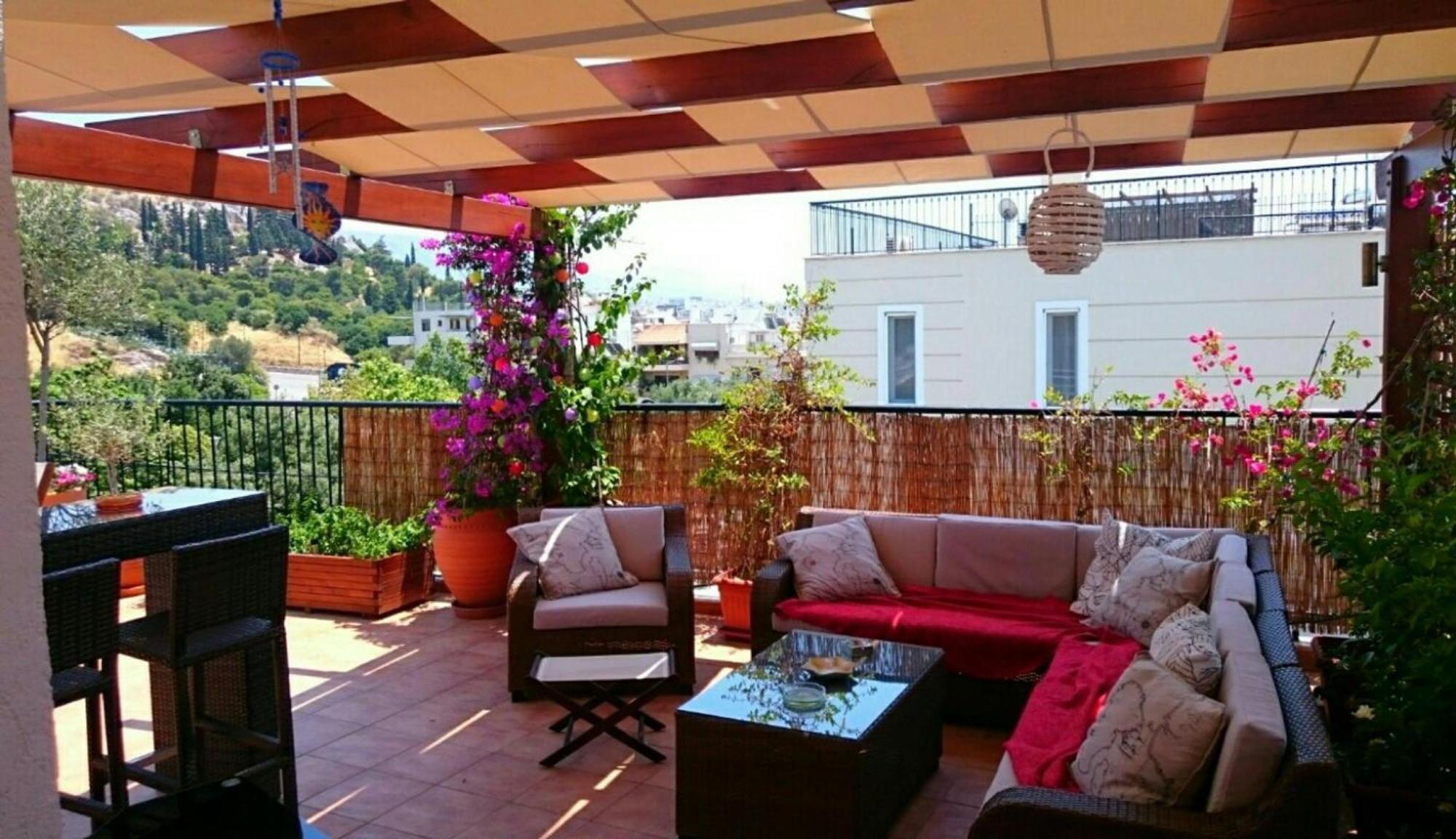 Cozy Apartment In Acropolis With Roof Garden 雅典 外观 照片